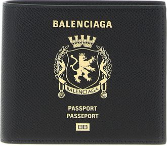 Balenciaga Passport Portafogli Nero-Uomo