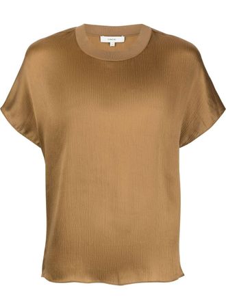 Vince T-shirt girocollo - Marrone