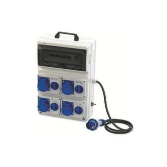 Rosi Collection Rosi - Quadro asc materiale elettrico 4x3p 16a con pulsante di emergenza - 2201