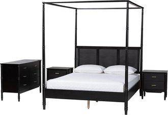 Baxton Studio Marisela 4pc Bedroom Set
