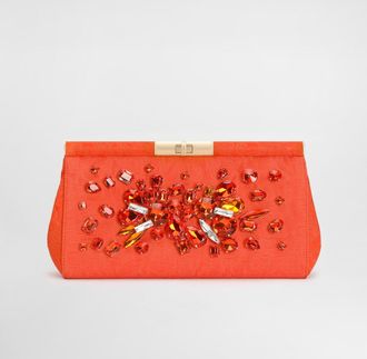 Dolce & Gabbana Marlene Shoulder Bag In Embroidered Brocade - Woman Clutches Mini And Micro Bags Multicolor Onesize