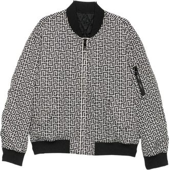 Balmain PB-monogram Bomber Jacket