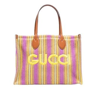 Gucci Pre-owned Vintage Tote Bag - Dames - Pre-owned - Paars - Maat: ONE Size Jute