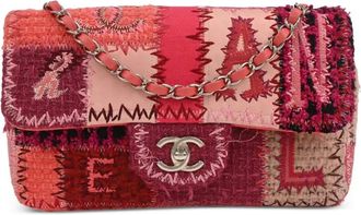 Chanel Borsa a spalla con design patchwork 2017 - Rosa