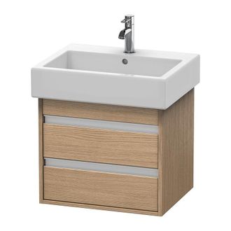Duravit Duravit Ketho Neceser De Pared 6636, 2 Cajones, 550mm, Para Vero, Color (frente/cuerpo): Decoraci&oacute;n Roble Europeo - Kt663605252