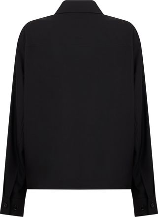 Burberry Mens Zip-Up Jacket Black Wool Raincoats Coat
