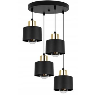 OEM L&aacute;mpara De Techo Moderna Colgante L&aacute;mpara Led Negra