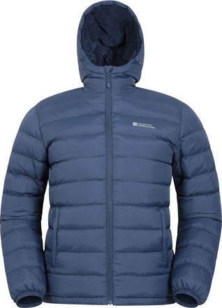 Mountain Warehouse Mens Seasons Faux Fur Lined Padded Jacket