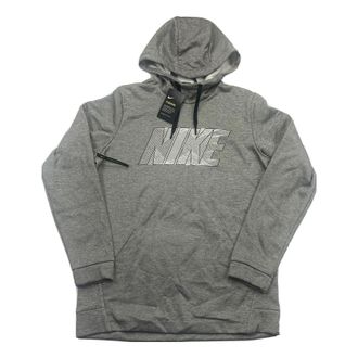 Nike Therma Fit Graphic Hoodie Heather Grey BV2755-071