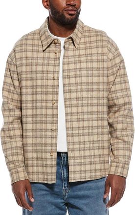 Frame Denim Frame Denim Wool-Blend Plaid Overshirt