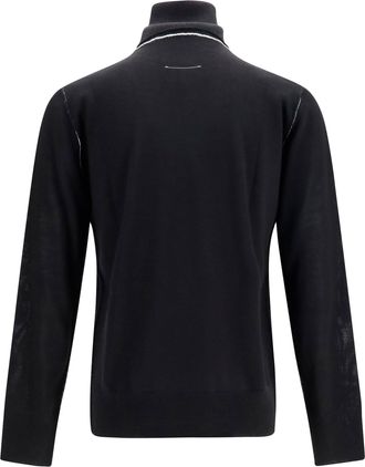 Maison Margiela Mens Turtelneck Sweater Black