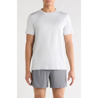90 Degree by Reflex Nomad Mesh Short Sleeve T-Shirt in Heather Lunar Dust at Nordstrom Rack, Size Xx-Large