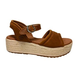 Timberland Wedges, female, Brown, Size: 11 US sandali Camoscio