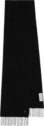 Ami Accessoires, Heren, Zwart, ONE Size, Wol, Quota Wol Sjaal