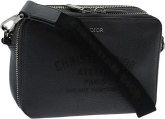 Dior Pre-owned Cross Body Bags, female, Gray, Size: ONE SIZE Pre-owned Vintage Shoulder Bag