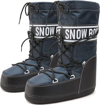 Generic Womens Winter Skiing Fur Duck Boots Waterproof Non-Slip Mid Calf Ankle Booties With Removable Insoles For Snow Hiking(Blue2,5.5)