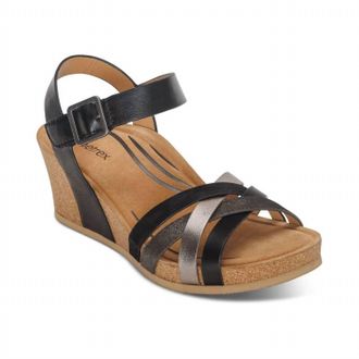Aetrex Women Noelle Sandal In Black