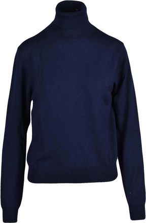 Add Maglia Dolcevita - Dames - Coltruien - Blauw - S - Wol - Truien & Vesten