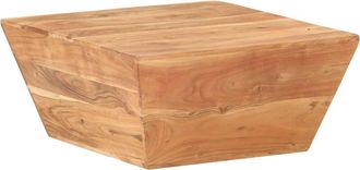 vidaXL Mesa De Centro Forma De V Madera Maciza De Acacia 66x66x30 Cm Vidaxl
