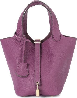 Tiffany & Fred Leather Top Handle Satchel