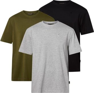Pinewood 3-Pack T-Shirt T-Shirt f&uuml;r Herren | grau