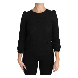 Dolce & Gabbana Dames, Blouses & Shirts, Zwart, Maat: 2XS