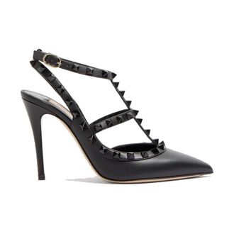 Valentino Garavani Dames, Schoenen, Zwart, Maat: 35 1/2 EU Leer