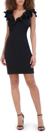 Siena My Balconia Solft Touch Gab Minidress in Black at Nordstrom Rack, Size 14