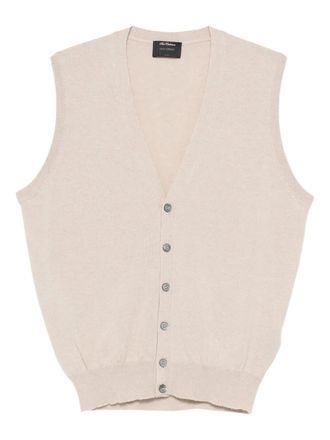 Dell'Oglio Mouwloos vest - Beige