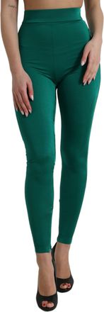 Dolce & Gabbana Hooggetailleerde Leggings Groen