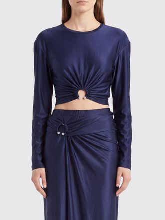 Paco Rabanne Top crop in viscosa