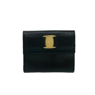 Ferragamo Pre-owned Wallets, female, Black, Size: ONE SIZE Pre-owned Leather Wallet