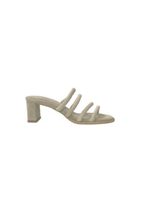 Freda Salvador Womens Gael Heel Sandal In Bone Suede