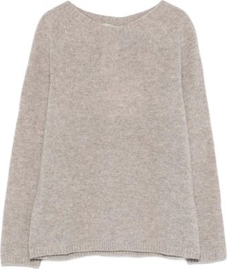 Max Mara Truien & Vesten, Dames, Beige, S, Wol, Georg Sweater