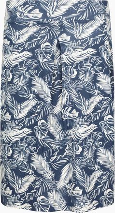 Mountain Warehouse Womens Mountain Warehouse Womens/Ladies Waterfront Tropical Leaves Jersey Midi Skirt - Navy - Size: 18/32in