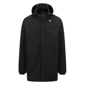 K-Way Gebonden Jas - Heren - Parka Jassen - Zwart - L - Jassen