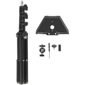 OEM Kit De Montaje De Antena Parab&oacute;lica Rectangular Con Tr&iacute;pode, Para Techos De Mini Caravanas Y Autocaravanas, Con Adaptador Para Manguera