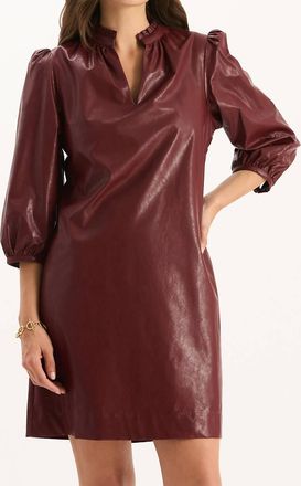 Tyler B&ouml;e Womens Sherri Vegan Dress In Cabernet