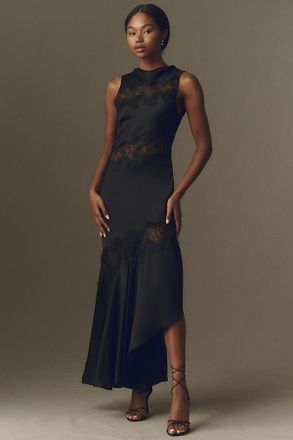 Shona Joy Simona Asymmetrical Panelled Maxi Dress