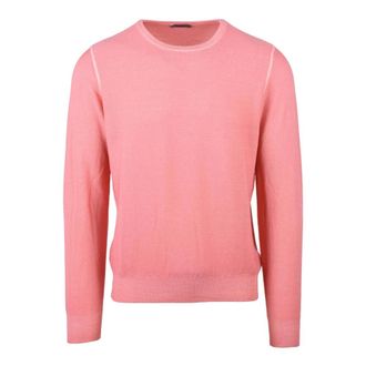 Vengera Maglioncino Girocollo - Heren - Truien - Roze - Maat: 2XL Wol