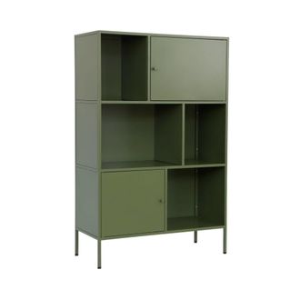 Sweeek Aparador, mueble de almacenamiento industrial de metal con 6