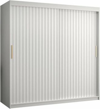 Mirjan24 Armario Hartford 335, Blanco, 200x180x62cm, Puertas De Armario: Correderas, N&uacute;mero De Estantes: 0