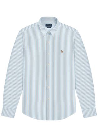Polo Ralph Lauren Striped Cotton Shirt - White - Xxl