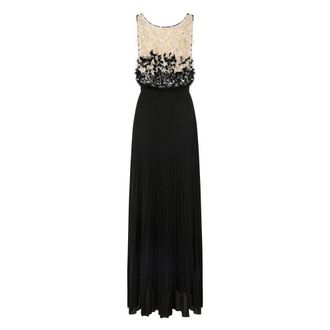 Elisabetta Franchi Gowns, female, Black, Size: M Evening Dress