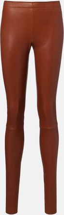 Stouls Pantaloni slim Carolyn in pelle