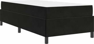 vidaXL Estructura De Cama Negro Y Blanco Y Negro 80 X 200 Cm Vidaxl