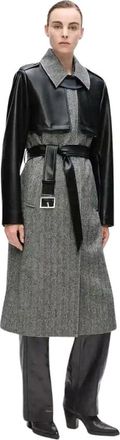 Karl Lagerfeld Jassen, Dames, Grijs, S, Geknopt Jasje