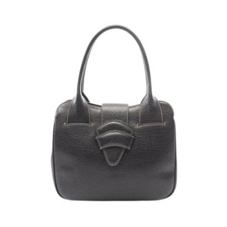 Loewe Pre-owned Schoudertas - Dames - Pre-owned - Zwart - Maat: ONE Size Leer