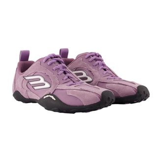 Balenciaga Womens Calfskin Leather Sneaker Purple