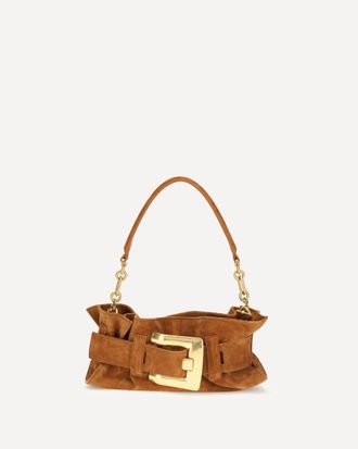 Balmain Borsa Anthem Mini in pelle scamosciata Woman UNI